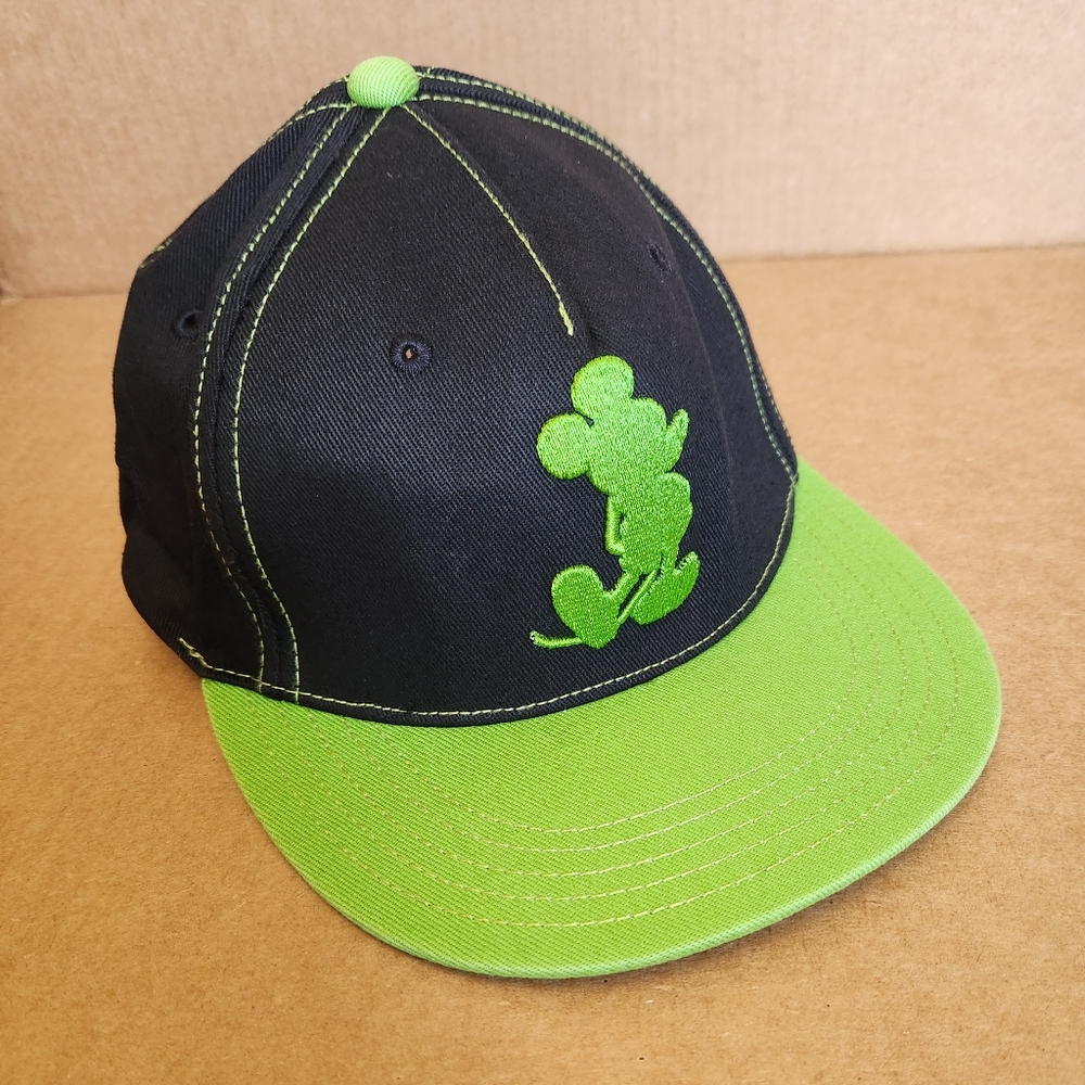 Tokyo Disneyland Mickey Mouse Baseball Cap Hat Green Black Japan Disney Resort
